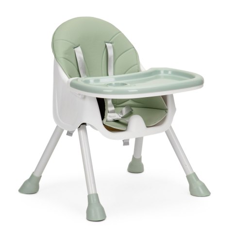 Krzesełko fotelik do karmienia 2w1 pasy 5 punktowe ECOTOYS azure Krzesełko fotelik do karmienia 2w1 pasy 5 punktowe ECOTOYS azure