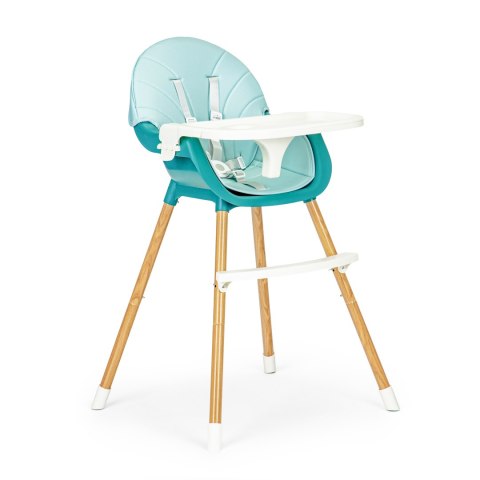 Krzesełko fotelik do karmienia 2w1 niebieskie ECOTOYS Krzesełko fotelik do karmienia 2w1 niebieskie ECOTOYS