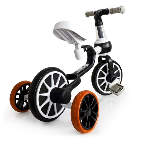 Rower rowerek biegowy 4w1 Pedały Kółka boczne czarny ECOTOYS Rower rowerek biegowy 4w1 Pedały Kółka boczne czarny ECOTOYS