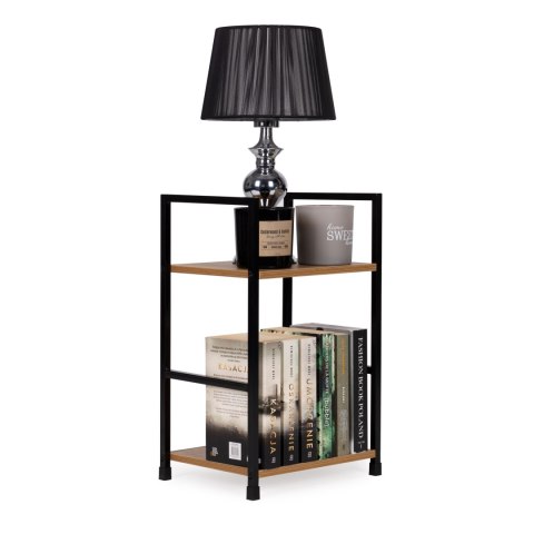 Regał drewniany nowoczesny szafka nocna 2 półki LOFT Regał drewniany nowoczesny szafka nocna 2 półki LOFT