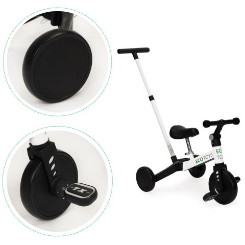 Rower trójkołowy biegowy 2w1 rączka do prowadzenia ECOTOYS Rower trójkołowy biegowy 2w1 rączka do prowadzenia ECOTOYS