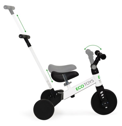 Rower trójkołowy biegowy 2w1 rączka do prowadzenia ECOTOYS Rower trójkołowy biegowy 2w1 rączka do prowadzenia ECOTOYS