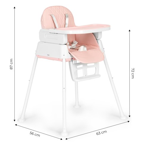 Krzesełko fotelik do karmienia dzieci 3w1 składany ECOTOYS Krzesełko fotelik do karmienia dzieci 3w1 składany ECOTOYS