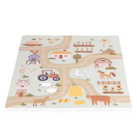 Duża mata piankowa EVA dla dzieci Farma 90,5x90,5 cm 21 el. ECOTOYS Duża mata piankowa EVA dla dzieci Farma 90,5x90,5 cm 21 el. ECOTOYS