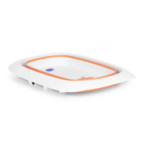 Wanienka dla dzieci wanna pomarańczowa składana z odpływem 81 cm - Krówka ECOTOYS Wanienka dla dzieci wanna pomarańczowa składana z odpływem 81 cm - Krówka ECOTOYS