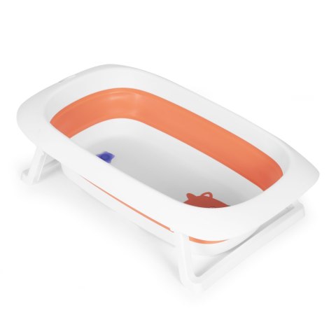 Wanienka dla dzieci wanna pomarańczowa składana z odpływem 81 cm - Krówka ECOTOYS Wanienka dla dzieci wanna pomarańczowa składana z odpływem 81 cm - Krówka ECOTOYS
