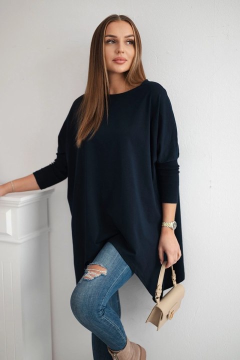 Bluzka oversize granatowa Bluzka oversize granatowa