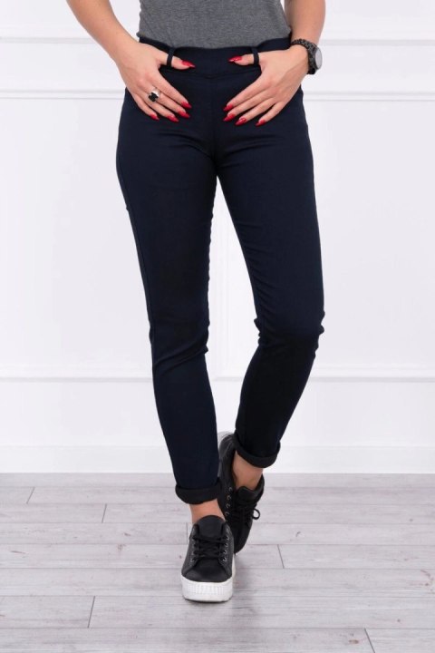Spodnie kolorowy jeans granatowe Spodnie kolorowy jeans granatowe