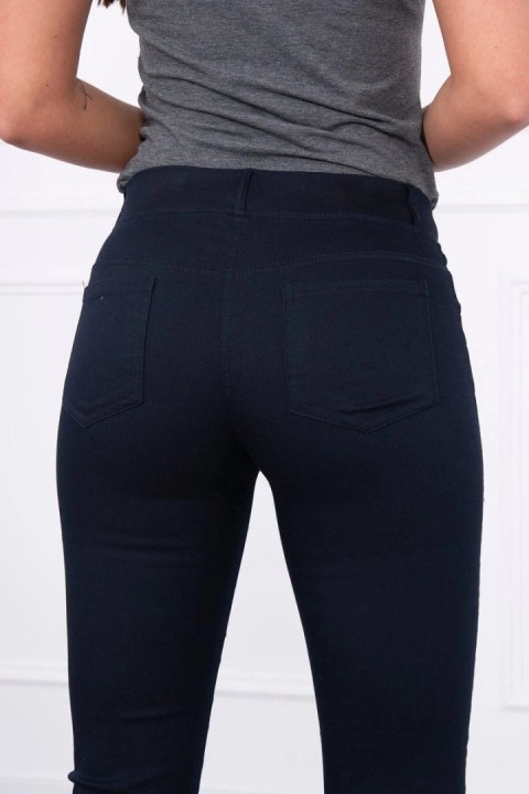 Spodnie kolorowy jeans granatowe Spodnie kolorowy jeans granatowe