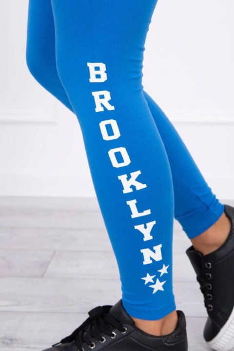 Spodnie leginsy Brooklyn chabrowe Spodnie leginsy Brooklyn chabrowe