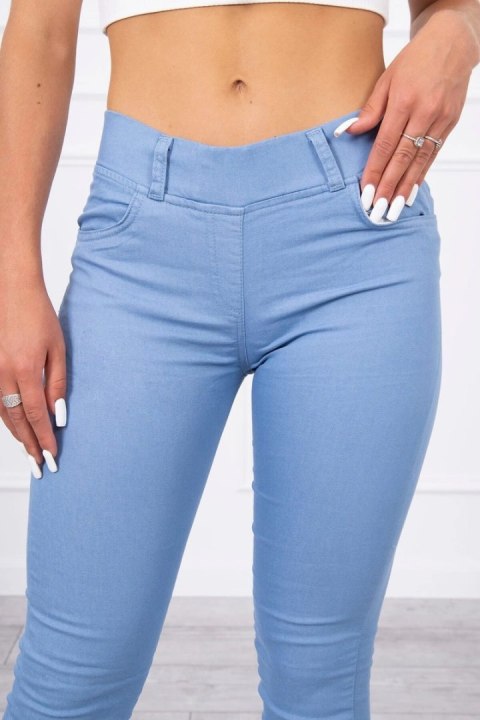 Spodnie kolorowe jasny jeans Spodnie kolorowe jasny jeans