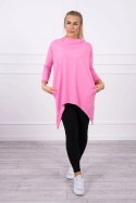 Bluza z nadrukiem skrzydeł jasno różowa