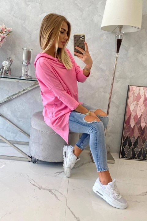 Bluza z nadrukiem skrzydeł jasno różowa Bluza z nadrukiem skrzydeł jasno różowa