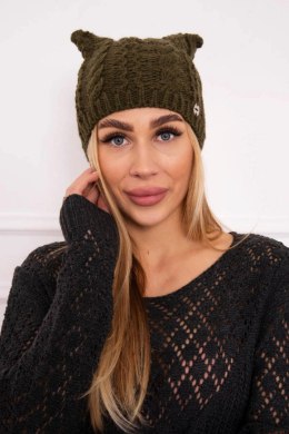 Czapka z polarem Rabbid K237 khaki
