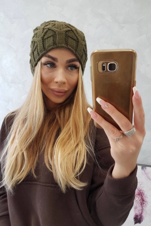 Czapka z polarem Sonia K201 khaki Czapka z polarem Sonia K201 khaki
