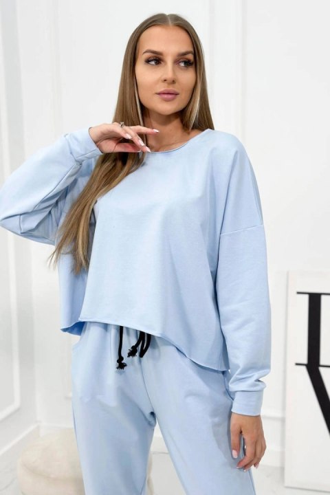 Komplet 2-częściowy bluza + spodnie błękitny Komplet 2-częściowy bluza + spodnie błękitny