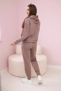 Komplet bawełniany Kesi Luxury mocca
