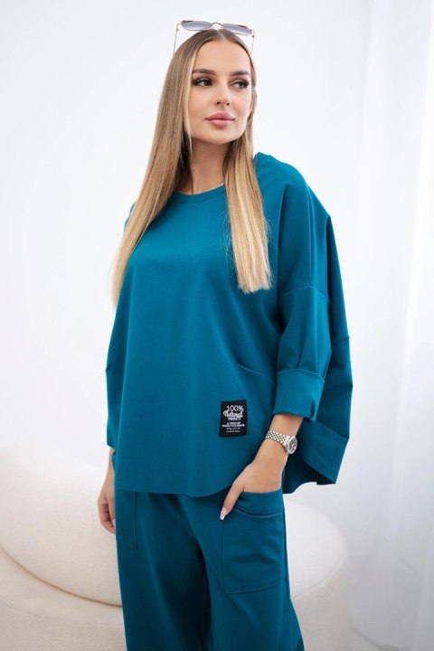 Komplet Punto Milano Winter bluza + spodnie jasny morski Komplet Punto Milano Winter bluza + spodnie jasny morski
