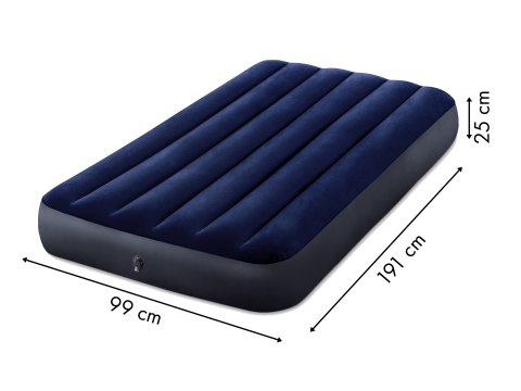 Materac dmuchany do spania 191x99 cm łóżko jednoosobowe INTEX 64757 Materac dmuchany do spania 191x99 cm łóżko jednoosobowe INTEX 64757