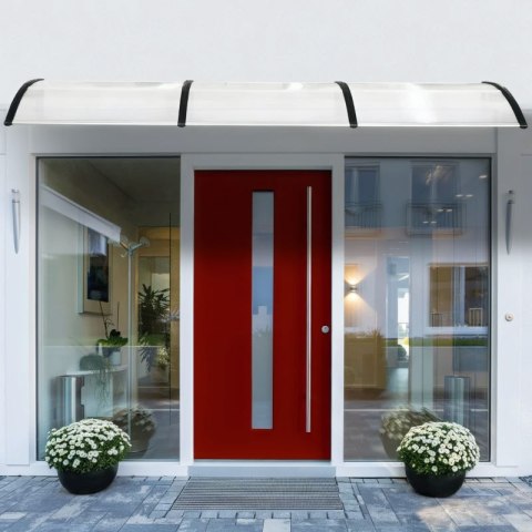 Daszek nad drzwi 150x100 cm zadaszenie osłona poliwęglan ModernHome Daszek nad drzwi 150x100 cm zadaszenie osłona poliwęglan ModernHome