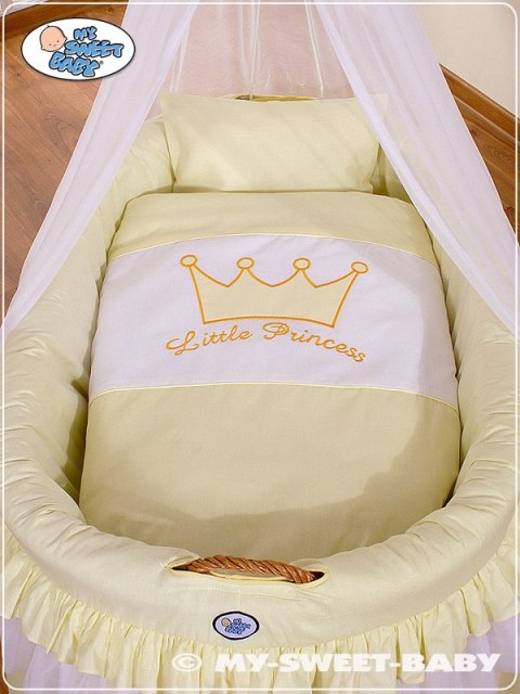 Kosz Mojżesza z baldachimem- Little Prince/Princess kremowy Kosz Mojżesza z baldachimem- Little Prince/Princess kremowy