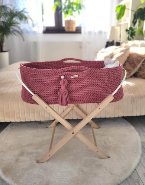 Kosz Mojżesza BOHO bawełniany Handmade z materacykiem - blossom Kosz Mojżesza BOHO bawełniany Handmade z materacykiem - blossom