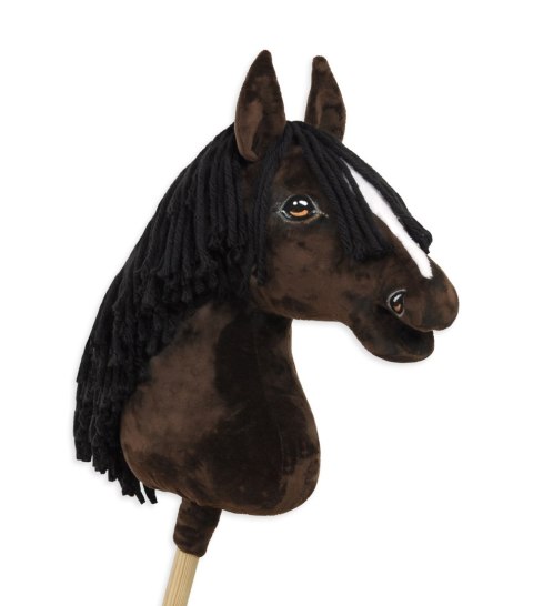 Hobby Horse Duży koń na kiju Premium - ciemnogniady A3 Hobby Horse Duży koń na kiju Premium - ciemnogniady A3