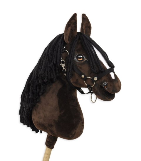 Hobby Horse Duży koń na kiju Premium - ciemnogniady A3 Hobby Horse Duży koń na kiju Premium - ciemnogniady A3
