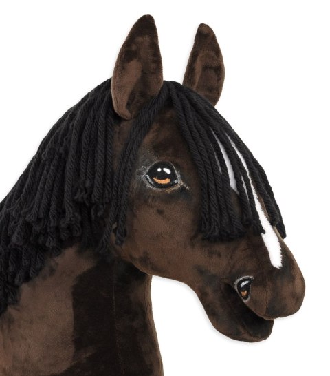 Hobby Horse Duży koń na kiju Premium - ciemnogniady A3 Hobby Horse Duży koń na kiju Premium - ciemnogniady A3