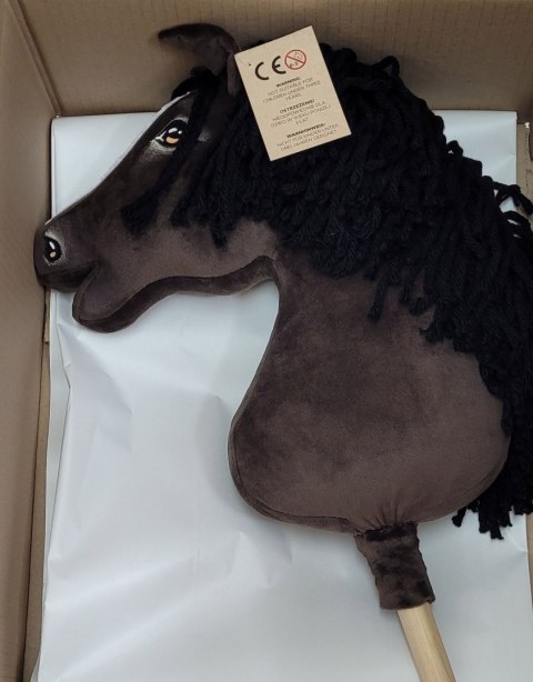 Hobby Horse Duży koń na kiju Premium - ciemnogniady A3 Hobby Horse Duży koń na kiju Premium - ciemnogniady A3