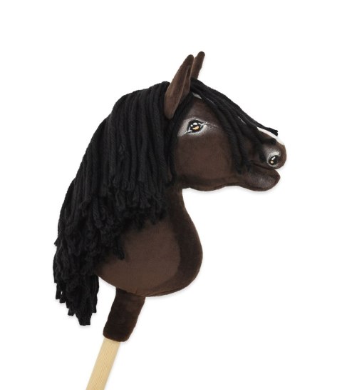 Hobby Horse Mały koń na kiju Premium - ciemogniady A4 Hobby Horse Mały koń na kiju Premium - ciemogniady A4