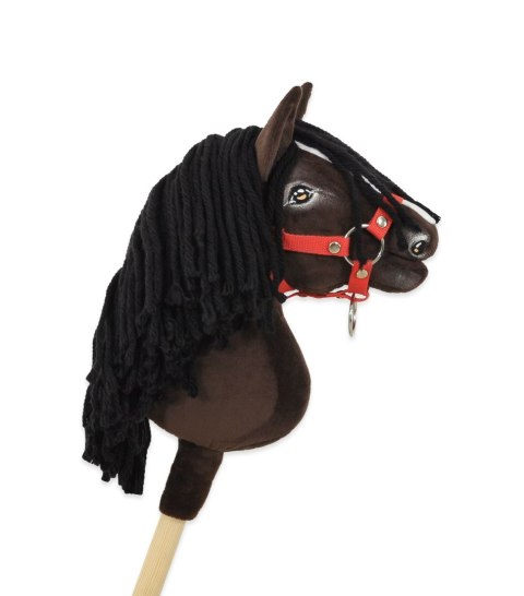 Hobby Horse Mały koń na kiju Premium - ciemogniady A4 Hobby Horse Mały koń na kiju Premium - ciemogniady A4