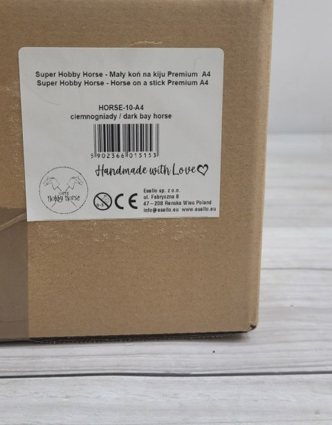 Hobby Horse Mały koń na kiju Premium - ciemogniady A4 Hobby Horse Mały koń na kiju Premium - ciemogniady A4