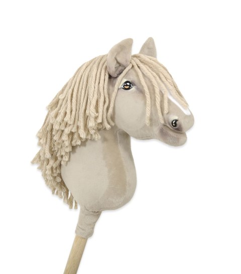 Hobby Horse Mały koń na kiju Premium - cremello A4 Hobby Horse Mały koń na kiju Premium - cremello A4