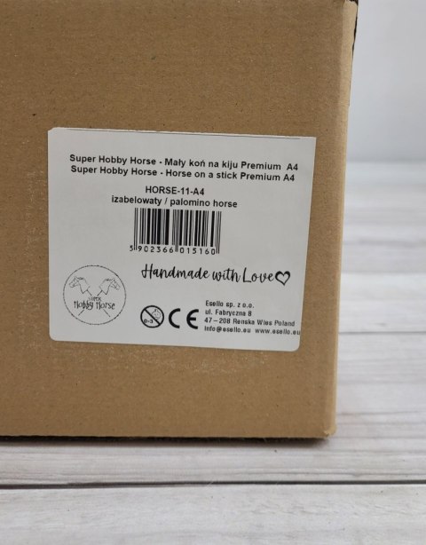 Hobby Horse Mały koń na kiju Premium - izabelowaty A4 Hobby Horse Mały koń na kiju Premium - izabelowaty A4