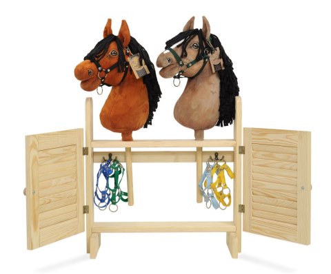 Duża podwójna stajnia Hobby Horse z drzwiczkami Duża podwójna stajnia Hobby Horse z drzwiczkami