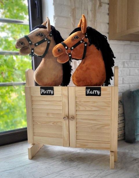 Duża podwójna stajnia Hobby Horse z drzwiczkami Duża podwójna stajnia Hobby Horse z drzwiczkami