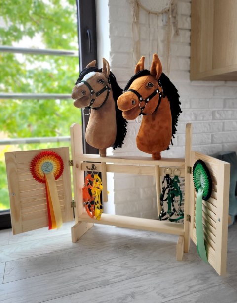 Duża podwójna stajnia Hobby Horse z drzwiczkami Duża podwójna stajnia Hobby Horse z drzwiczkami