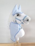 Zestaw dla Hobby Horse A4: derka + nauszniki - jasny niebieski