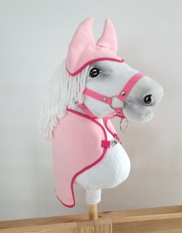 Zestaw dla Hobby Horse A4: derka + nauszniki - jasny różowy