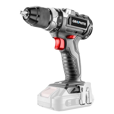 Wiertarko-wkrętarka akumulatorowa bezszczotkowa Energy+ 18V, Li-Ion, 13 mm, bez akumulatora Wiertarko-wkrętarka akumulatorowa bezszczotkowa Energy+ 18V, Li-Ion, 13 mm, bez akumulatora