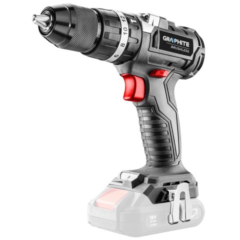 Wiertarko-wkrętarka akumulatorowa bezszczotkowa z udarem Energy+ 18V, Li-Ion, 13 mm, bez akumulatora Wiertarko-wkrętarka akumulatorowa bezszczotkowa z udarem Energy+ 18V, Li-Ion, 13 mm, bez akumulatora
