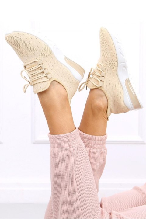 Buty sportowe skarpetkowe KESSI BEIGE - Inello Inello Buty sportowe skarpetkowe KESSI BEIGE - Inello Inello