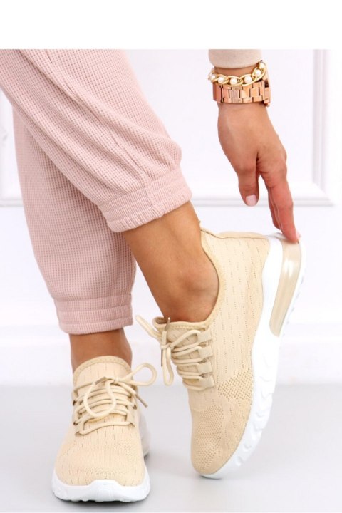 Buty sportowe skarpetkowe KESSI BEIGE - Inello Inello Buty sportowe skarpetkowe KESSI BEIGE - Inello Inello