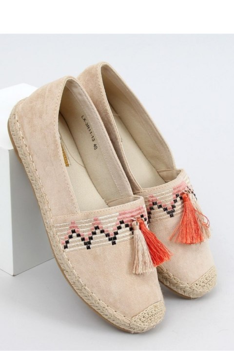 ESPADRYLE BOHO Z FRĘDZLEM BEŻOWE LX-3R11 BEIGE - Inello Inello ESPADRYLE BOHO Z FRĘDZLEM BEŻOWE LX-3R11 BEIGE - Inello Inello