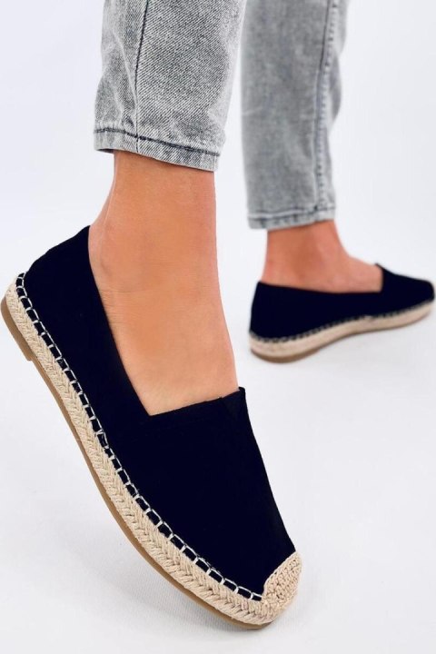 Espadryle damskie ANNICK BLACK - Inello Inello Espadryle damskie ANNICK BLACK - Inello Inello