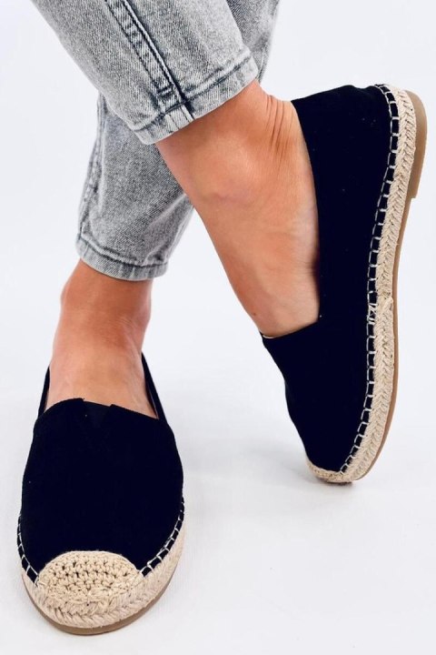 Espadryle damskie ANNICK BLACK - Inello Inello Espadryle damskie ANNICK BLACK - Inello Inello