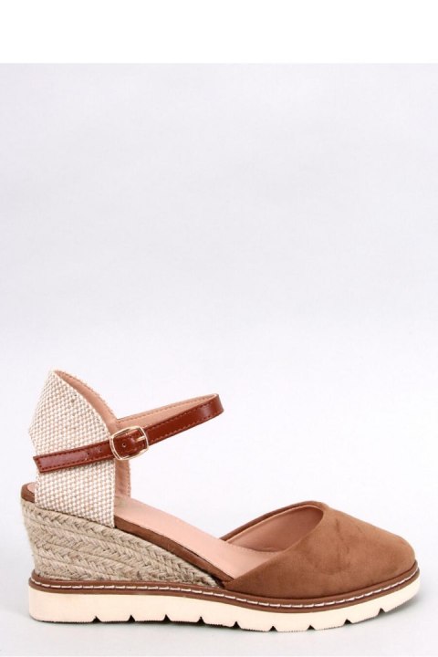 Espadryle na koturnie ELLIO KHAKI - Inello Inello Espadryle na koturnie ELLIO KHAKI - Inello Inello