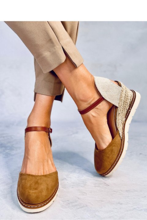 Espadryle na koturnie ELLIO KHAKI - Inello Inello Espadryle na koturnie ELLIO KHAKI - Inello Inello