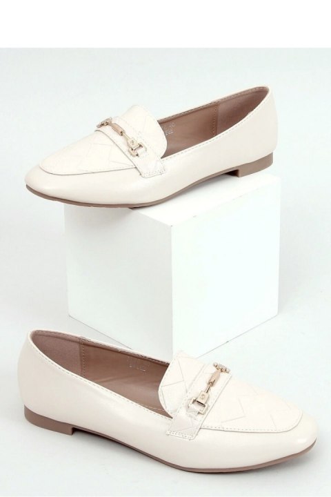 MOKASYNY DAMSKIE BEŻOWE JL76 BEIGE - Inello Inello MOKASYNY DAMSKIE BEŻOWE JL76 BEIGE - Inello Inello